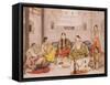 Group of Nautch Girls, 1800-25-Ghulam Ali Khan-Framed Stretched Canvas