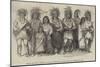 Group of North American Indians, Presented to the Queen, on Wednesday Last-null-Mounted Giclee Print