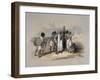 Group of Nubians at Wady Kardassy-David Roberts-Framed Giclee Print