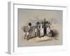 Group of Nubians at Wady Kardassy-David Roberts-Framed Giclee Print