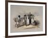 Group of Nubians at Wady Kardassy-David Roberts-Framed Giclee Print