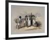 Group of Nubians at Wady Kardassy-David Roberts-Framed Giclee Print