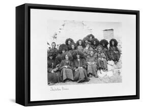Group of Nuns at the Nunnery of Tatsang, 1903-04-John Claude White-Framed Stretched Canvas