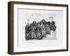 Group of Nuns at the Nunnery of Tatsang, 1903-04-John Claude White-Framed Premium Giclee Print