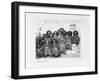 Group of Nuns at the Nunnery of Tatsang, 1903-04-John Claude White-Framed Premium Giclee Print