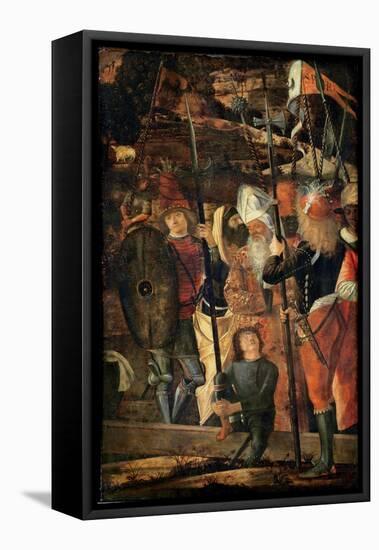 Group of Orientals, Jews and Soldiers, 1493-95-Vittore Carpaccio-Framed Stretched Canvas