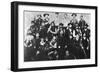 Group of Parisian Workmen Participating in the Commune, Photograph. Paris Commune 1871-null-Framed Giclee Print