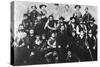 Group of Parisian Workmen Participating in the Commune, Photograph. Paris Commune 1871-null-Stretched Canvas