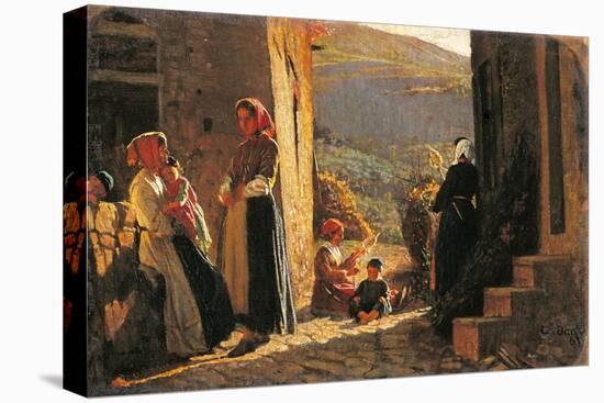 Group of Peasant Women-Cristiano Banti-Stretched Canvas