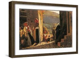 Group of Peasant Women-Cristiano Banti-Framed Art Print