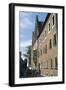 Group of People in Front of a Building-null-Framed Photographic Print