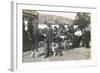 Group of People on an Outing with Horse and Dogs-null-Framed Photographic Print