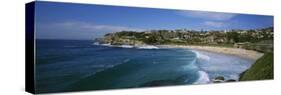 Group of People on the Beach, Coogee Beach, Sydney, New South Wales, Australia-null-Stretched Canvas