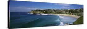 Group of People on the Beach, Coogee Beach, Sydney, New South Wales, Australia-null-Stretched Canvas