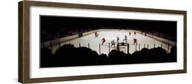 Group of People Playing Ice Hockey, Chicago, Illinois, USA-null-Framed Photographic Print