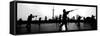 Group of People Practicing Tai Chi, the Bund, Shanghai, China-null-Framed Stretched Canvas