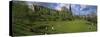 Group of People Relaxing in a Garden, Princes Street Gardens, Edinburgh, Scotland, United Kingdom-null-Stretched Canvas