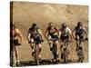 Group of People Riding Bicycles in a Race-null-Stretched Canvas