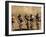 Group of People Riding Bicycles in a Race-null-Framed Photographic Print