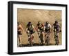 Group of People Riding Bicycles in a Race-null-Framed Photographic Print