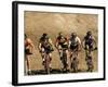 Group of People Riding Bicycles in a Race-null-Framed Photographic Print