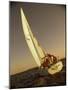 Group of People Sailing on a Sailboat-null-Mounted Photographic Print