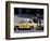 Group of People Talking Beside a Trabant Tour Car, Mitte, Berlin, Germany-Richard Nebesky-Framed Photographic Print