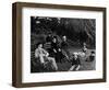 Group of People with Tennis Rackets-null-Framed Photographic Print