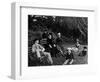 Group of People with Tennis Rackets-null-Framed Photographic Print