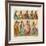 Group of Persian Musicians Play on a Variety of Instruments-Dambourget-Framed Art Print