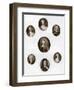 Group of Portraits, Late 17th - Early 18th Century-Christian Friedrich Zincke-Framed Giclee Print