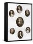 Group of Portraits, Late 17th - Early 18th Century-Christian Friedrich Zincke-Framed Stretched Canvas