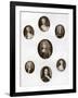 Group of Portraits, Late 17th - Early 18th Century-Christian Friedrich Zincke-Framed Giclee Print