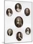 Group of Portraits, Late 17th - Early 18th Century-Christian Friedrich Zincke-Mounted Giclee Print