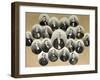 Group of Portraits of the Representatives of the Catholic Church in Moscow, 1860s-Scherer Nabholz & Co-Framed Giclee Print