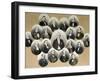 Group of Portraits of the Representatives of the Catholic Church in Moscow, 1860s-Scherer Nabholz & Co-Framed Giclee Print