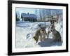 Group of Purebred Siberian Husky Pups at 8 Weeks at Vihari Kennels, Karelia, Finland, Scandinavia-Murray Louise-Framed Photographic Print