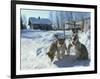 Group of Purebred Siberian Husky Pups at 8 Weeks at Vihari Kennels, Karelia, Finland, Scandinavia-Murray Louise-Framed Photographic Print