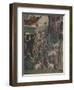 Group of Rabbits, Symbol of Fertility, Detail from Triumph of Venus, Scene from Month of April-Francesco del Cossa-Framed Giclee Print