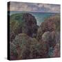 Group of Rocks at Port-Goulphar (Bloc de Rochers à Port-Goulphar). 1887-Claude Monet-Stretched Canvas