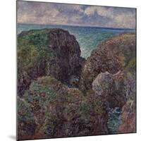 Group of Rocks at Port-Goulphar (Bloc de Rochers à Port-Goulphar). 1887-Claude Monet-Mounted Giclee Print