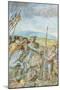 Group of Roman Soldiers with their Leader Pointing Towards to Saint Peter on the Cross, Detail of…-Michelangelo Buonarroti-Mounted Giclee Print
