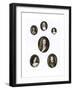 Group of Royal Portraits, Late 17th - Early 18th Century-Bernard Lens-Framed Giclee Print