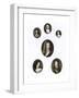 Group of Royal Portraits, Late 17th - Early 18th Century-Bernard Lens-Framed Giclee Print