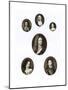 Group of Royal Portraits, Late 17th - Early 18th Century-Bernard Lens-Mounted Giclee Print