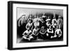 Group of Russian Wrestlers-null-Framed Art Print