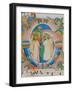 Group of Saints, Illustrated Miniature in a Missal (C. 9, Verso),-Fra (c 1387-1455) Angelico-Framed Giclee Print