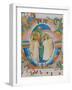 Group of Saints, Illustrated Miniature in a Missal (C. 9, Verso),-Fra (c 1387-1455) Angelico-Framed Giclee Print