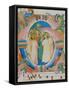 Group of Saints, Illustrated Miniature in a Missal (C. 9, Verso),-Fra (c 1387-1455) Angelico-Framed Stretched Canvas