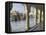 Group of Sikh Women Pilgrims Walking Around Holy Pool, Golden Temple, Amritsar, Punjab State, India-Eitan Simanor-Framed Stretched Canvas